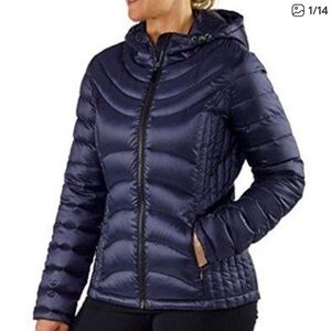 Andrew Marc Navy Puffer Jacket